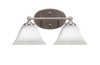 Capri 2 Light Vanity In Brushed Nickel (5912-BN-311)