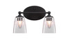 Capri 2 Light Vanity In Matte Black (5912-MB-461)