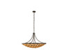 Ventura 8-Light Pendant in Matte Black and Gold (7-9351-8-46)