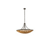 Ventura 8-Light Pendant in Matte Black and Gold (7-9351-8-46)