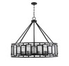 Deandre 10-Light Chandelier in Matte Black (1-1943-10-89)