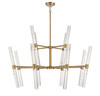 Arlon 24-Light LED Chandelier in Warm Brass (1-1734-24-322)