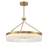Landon LED Pendant in Warm Brass (7-1621-53-322)