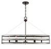 Madera 8-Light Linear Chandelier in English Bronze (1-1709-8-13)