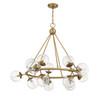 Orion 15-Light Chandelier in Warm Brass (1-1932-15-322)