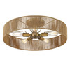Savoy House Ashe 5-Light Ceiling Light in Warm Brass and Rope (6-1682-5-320)