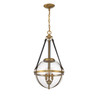 Savoy House Bozeman 3-Light Pendant in Warm Brass (7-1837-3-322)