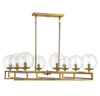Crosby 8-Light Chandelier in Warm Brass (1-1861-8-322)
