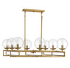 Crosby 8-Light Chandelier in Warm Brass (1-1861-8-322)