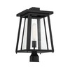 Denver 1-Light Outdoor Post Lantern in Matte Black (5-2024-BK)