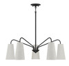 Savoy House Edgewood 5-Light Chandelier in Matte Black (1-1786-5-89)