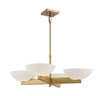 Fallon 4-Light Chandelier in Warm Brass (1-1613-4-322)