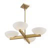 Fallon 4-Light Chandelier in Warm Brass (1-1613-4-322)