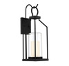 Hamilton 1-Light Outdoor Wall Lantern in Matte Black (5-1986-BK)