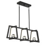 Haven LED Linear Chandelier in Matte Black (1-1790-36-89)