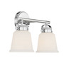 Kaden 2-Light Bathroom Vanity Light in Polished Chrome (8-1627-2-11)