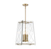 Kole 4-Light Pendant in Warm Brass (3-1617-4-322)