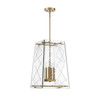 Kole 4-Light Pendant in Warm Brass (3-1617-4-322)