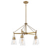 Lakewood 5-Light Chandelier in Warm Brass (1-1832-5-322)