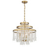 Luna 4-Light Chandelier in Warm Brass (1-1866-4-322)