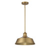 1-Light Pendant in Natural Brass (M7021NB)