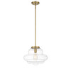 1-Light Pendant in Natural Brass (M7022NB)