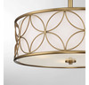 Reid 4-Light Ceiling Light in Warm Brass (6-1953-4-322)