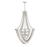 Contessa 8-Light Chandelier in Polished Chrome with Wooden Beads (1-1766-8-110)