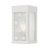 Berkeley 1 Light Brushed Nickel Outdoor ADA Small Sconce (24321-91)