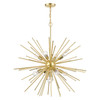 Tribeca 9 Light Foyer In Soft Gold With Polished Brass (46176-33)