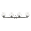 Willow 4 Light Vanity In Polished Chrome (17474-05)