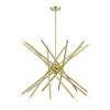 Soho 20 Light Chandelier In Satin Brass (46779-12)