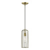 Glenbrook 1 Light Pendant In Antique Brass (49713-01)