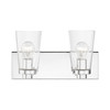 Cityview 2 Light Vanity In Polished Chrome (18182-05)