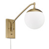 Glenn 1 Light Swing Arm In Brushed Champagne Bronze (3699-A1W BCB-OP)