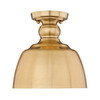 Holmes MBG Flush Mount in Modern Brushed Gold (0316-FM MBG)
