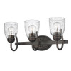 Parrish 3 Light Vanity In Rubbed Bronze (8001-BA3 RBZ-SD)