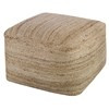 Camden Neutral Tone Pouf (23973)
