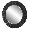 Caribou Dark Espresso Round Mirror (09798)
