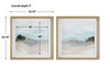 Glacial Coast Framed Prints, Set/2 (41445)