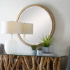 Paradise Round Rattan Mirror (09849)