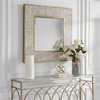 Wharton Whitewashed Square Mirror (09854)
