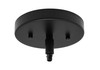 Monterey 10 Light Chandelier In Matte Black & Wood-look Metal (2910-MBWG)