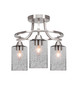 Paramount 3 Light Semi Flush In Brushed Nickel (3417-BN-3002)