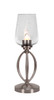 Marquise 1 Light Table Lamp In Brushed Nickel (2410-BN-210)
