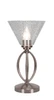 Marquise 1 Light Table Lamp In Brushed Nickel (2410-BN-302)