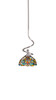 Capri 1 Light Mini Pendant In Brushed Nickel (901-BN-9905)