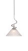 Capri 1 Light Mini Pendant In Brushed Nickel (901-BN-2122)