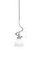 Capri 1 Light Mini Pendant In Brushed Nickel (901-BN-4761)