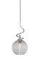 Capri 1 Light Mini Pendant In Brushed Nickel (901-BN-5120)